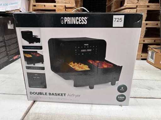 Princess Double Basket Air Fryer – 8 Litres – 2 Baskets – XXL