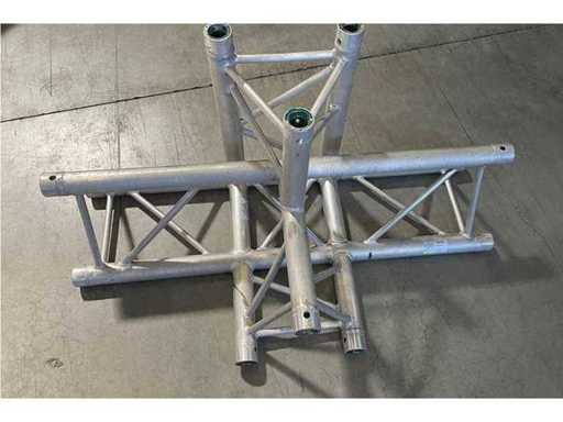 2x PROTRUSS T31 T-JOINT + DOWN, LONG 1,00 X 1,00 M