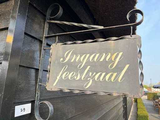 Semn de decorație pentru catering din oțel