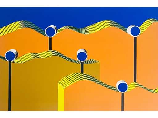 Wilhelm Beuermann - El Kantara - kleurenzeefdruk