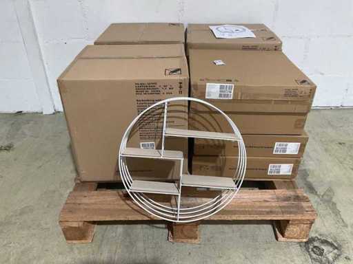 Raftul de perete Actona Darkenberg (16x)