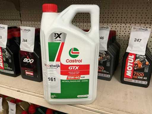 Castrol, capacità 5 litri Olio motore GTX 15W-40