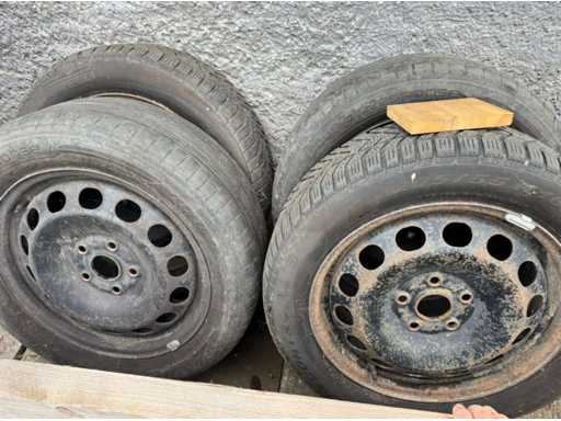 205/55R16 Winter/Sommerreifen uf Alufelgen für VW Caddy