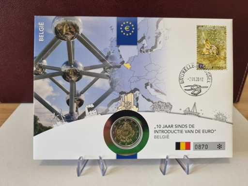 2 Euro Numiscover Oostenrijk 2012 10 jaar euro