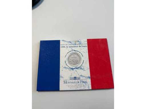 Coinset Franse Frank 1999 - Beperkt tot 25.000 oplage wereldwijd