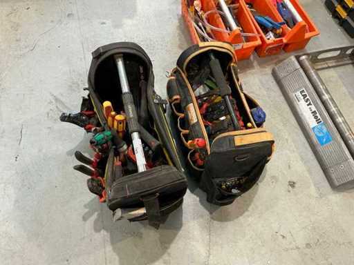 Elektryczne narzędzia ręczne w torbie (2x)