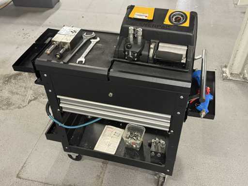 ENERPAC XA12VG Hydraulic Power Unit on Tool Trolley
