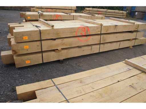 0,83 m³ Eichenbalken 200x200
