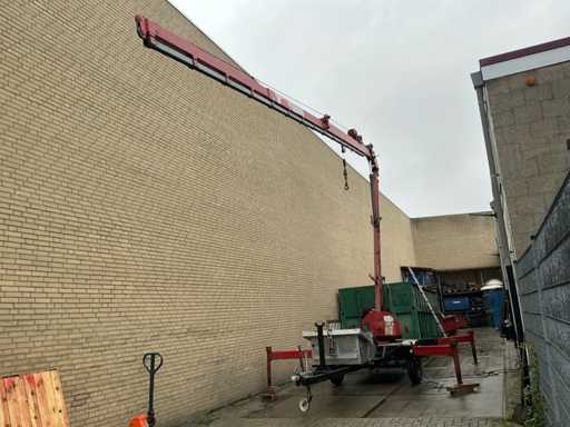 1989 Munsters HLD600 Hydraulische ladderkraan inclusief zelf kiepende bak aluminium