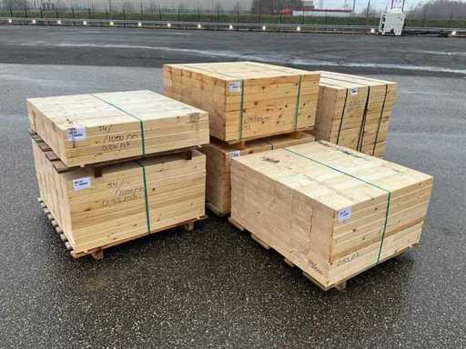 330x Poutre d’épicéa +/- 58x170x940-1000mm