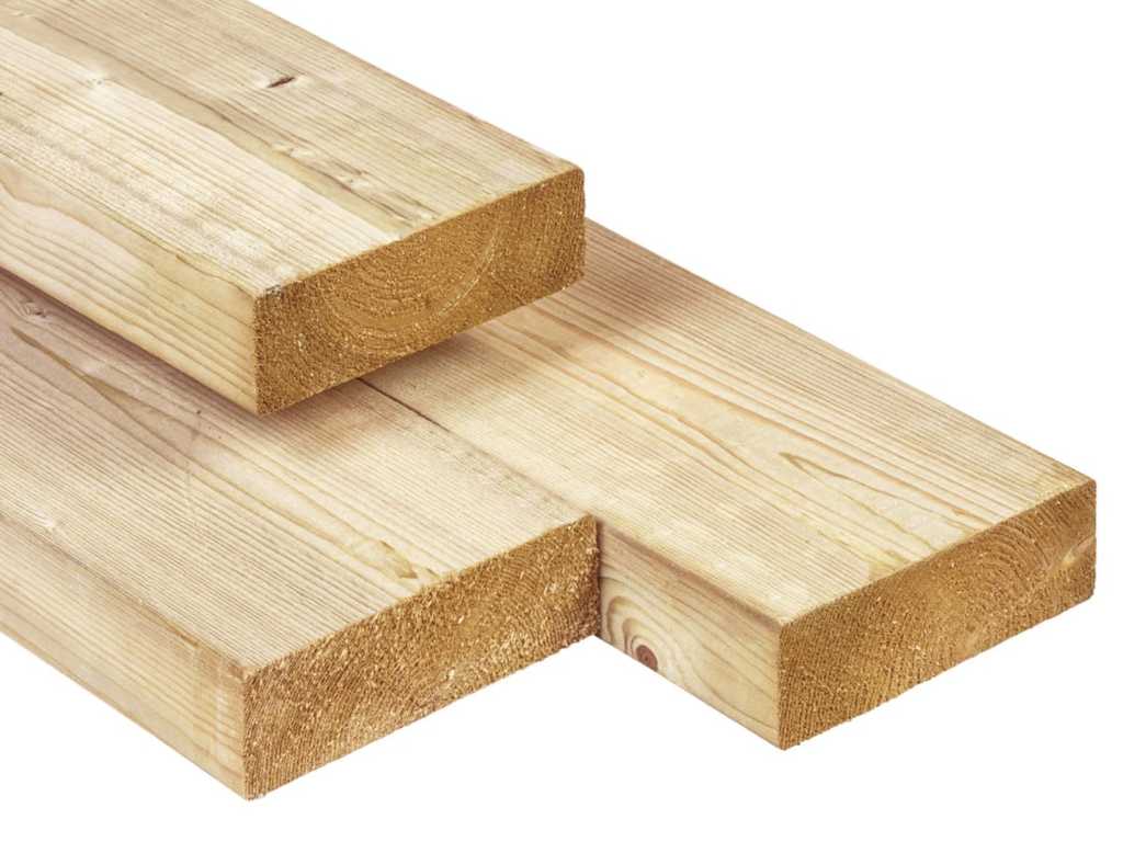 Spruce beam finely sawn 500x13x4 cm (30x)