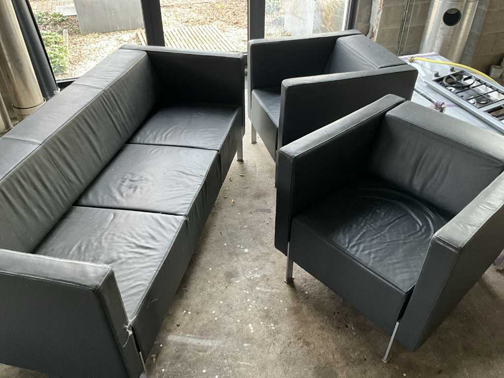 Leather seat combination KINNARPS