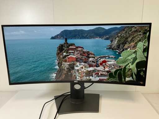 Monitor curvo IPS Dell (U3417W) da 34", 3440x1440 (UWQHD)