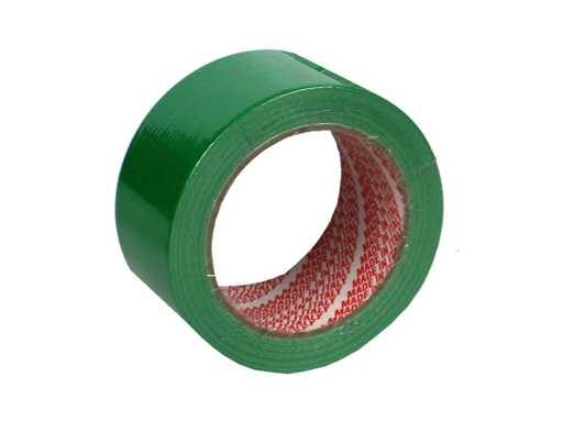   Cinta americana impermeable color verde X 24PCS 