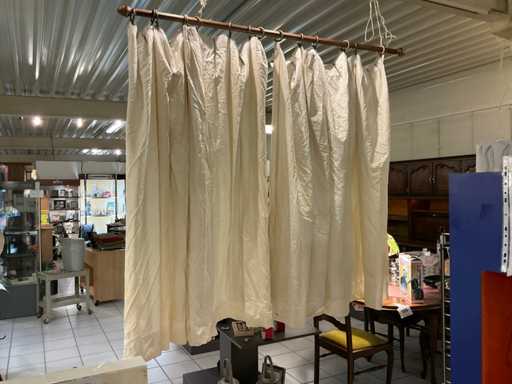 Dubbele Gordijnen met roede (4x)