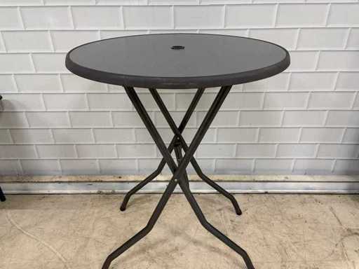 Tavolo pieghevole in piedi