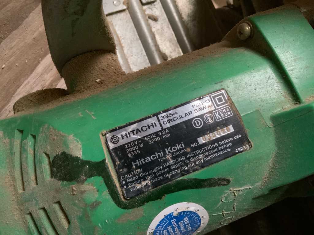 Hitachi PSU13 Radial Circular Saw Troostwijk Auctions