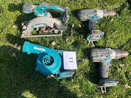 Makita Overig accugereedschap (4x)