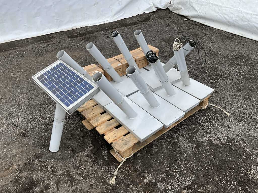 Set di pannelli solari
