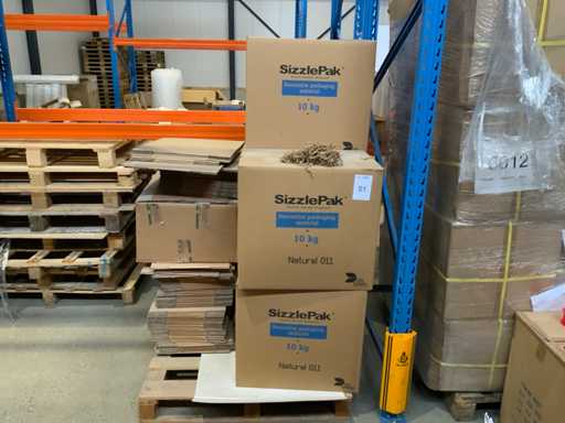 SizzlePack Opvulmateriaal en vouwdozen