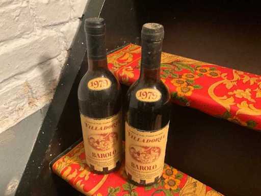 1979 Barolo Villadoria Rode wijn (2x)