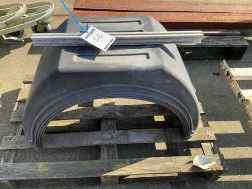 Truck part plastic Mud board (4x)