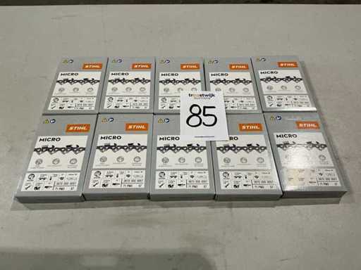 10x Stihl 3670 000 0057 Chaîne pour tronçonneuse