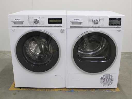 Siemens iQ800 iSensoric Washing Machine & Siemens iQ800 iSensoric selfCleaning condenser Dryer