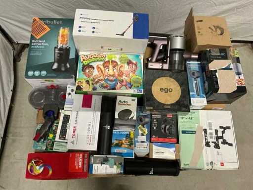 Marchandises de retour de palettes