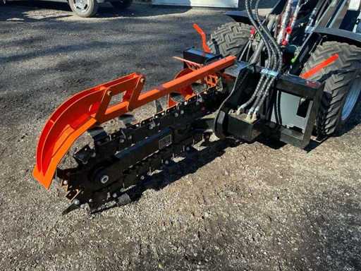 2025 Skid sfeer trencher D39 Ketting Sleuvenfrees