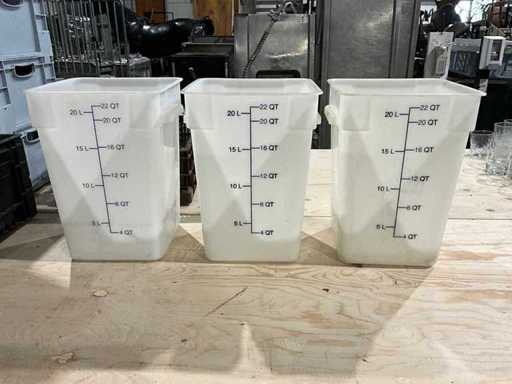 Cambro - CamSquare - Voerdselcontainer (3x)