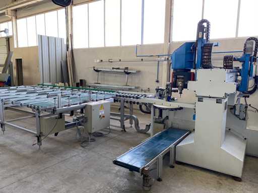 WORKING PROCESS SAPIENS 1001 Carpentry machining centre