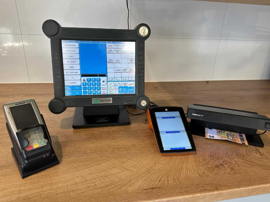 Vectron - POS ColorTouch - Vectron kassa systeem met pin apparaat Verifone