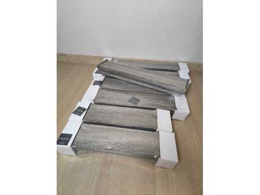 Étagère murale en bois (7x)