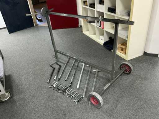 Stand de peinture mobile