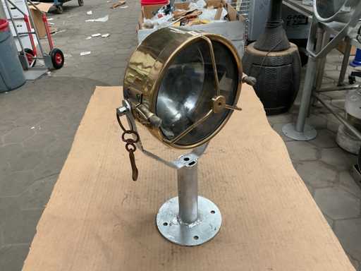 Vintage-Marineblau-Scheinwerfer