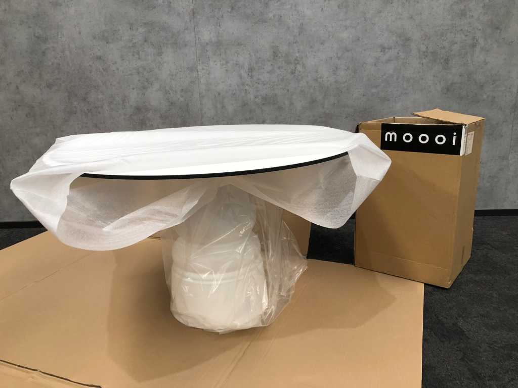 Moooi - Container New Antiques - table ø120 - hpl white