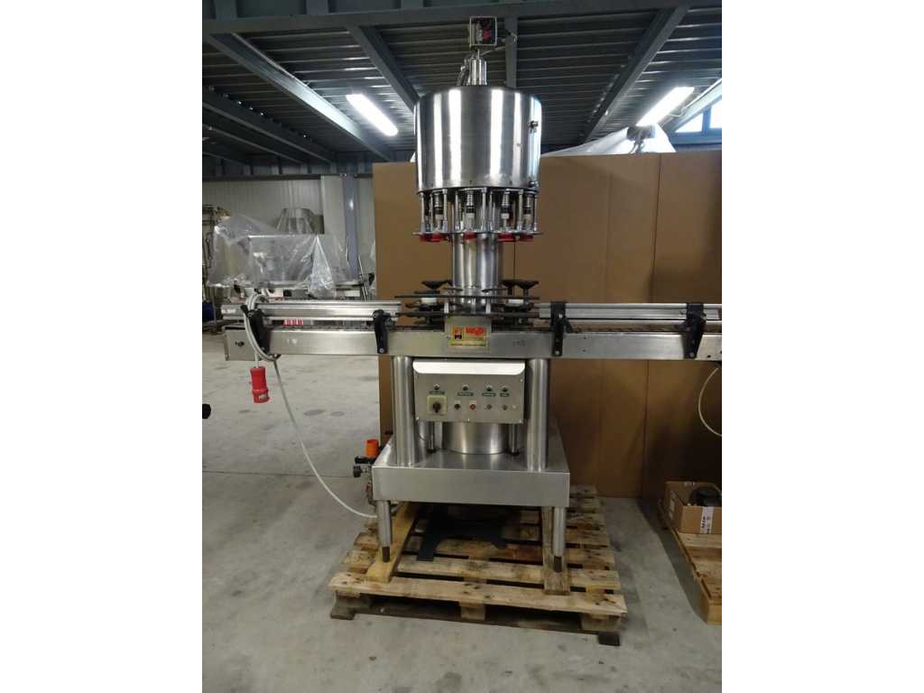 Velo - Automatic stainless steel filling machine, rotary with 10 spouts
