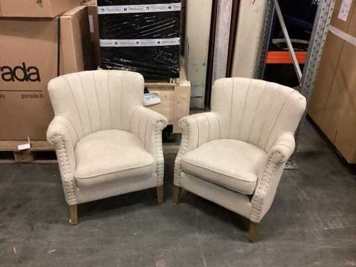 Riviera maison Fauteuil (2x)