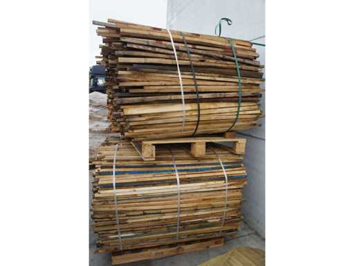 1x palet de lamele de aprindere/uscare