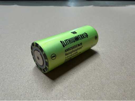 LithiumWorks ANR26650M1B batterijcel (100x)