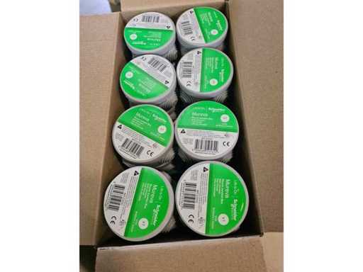 SCHNEIDER - DERIVAZIONE BOÎTE IP55 - Mureva - scatola di derivazione esterna - 4 gommets d'ingresso - 65 x 65 x 40 mm - IP55 - 1 torta (40x)