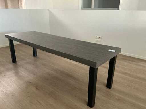 Wooden conference table