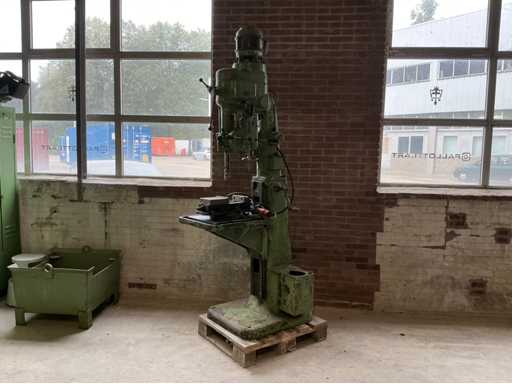 Gebr. Reinhold Gera, Georg Stenzel Berlin Kolomboormachine met machinebankklem