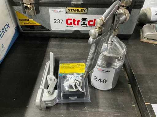 Farbsprühe, Rohrbiegen, Schalter