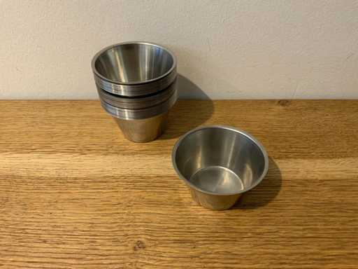 Kubek na sos ze stali nierdzewnej Ø 10 cm (35x)