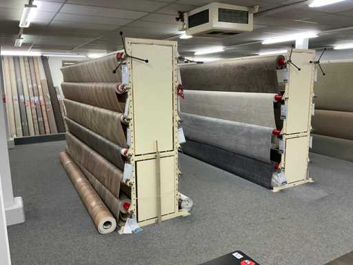 Middenstelling voor vloerbedekkingrollen (3x)