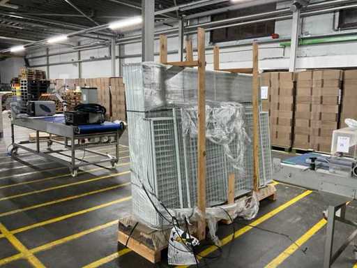 Batch of machine security fencing