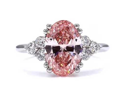 Platinring mit 3,06 ct. Diamant