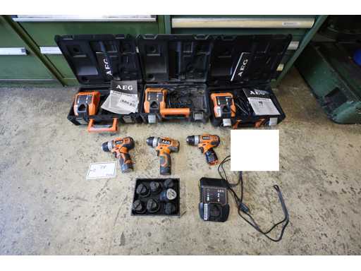 AEG  Akkuschrauber mit Akkus